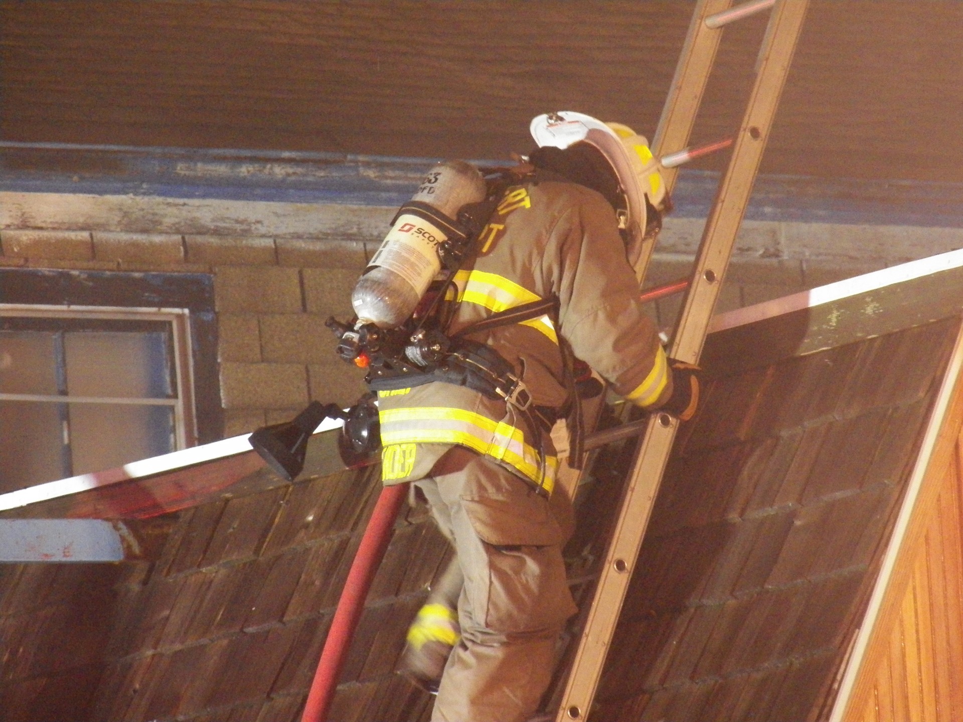 fireman Fireman at rented home fire